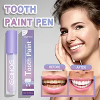 Stylo blanchissant à la menthe poivrée Eelhoe, dentifrice 100% naturel à base de plantes, soins bucco-dentaires, essence nettoyante pour les dents, éliminateur de taches