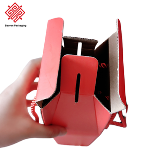 Boîte de transport pour vin haut de gamme Baoren, capacité pour une bouteille, fenêtre transparente, qualité supérieure avec corde de transport - Product Image 3