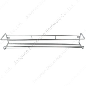 Four Tier Spice Rack <b>Wall</b> <b>Mounted</b> Stainless Steel Kitchen Organizer Foldable Storage <b>Shelf</b> Minimalist Design Easy Cleaning - Product Image 5