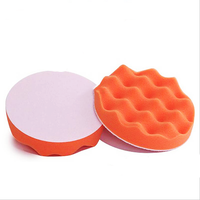 Ensemble de 7 disques de polissage en éponge de 34567 pouces, tampon de polissage en mousse, éponge de voiture, kit de tampons de cirage pour le nettoyage de la peinture de voiture et des meubles