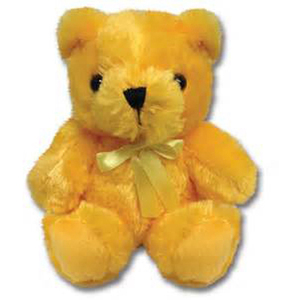 Popolare regalo di promozione di piccola dimensione 15 centimetri <span class=keywords><strong>giallo</strong></span> brillare teddy bear - Product Image 1