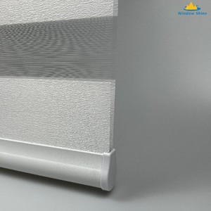 Tùy chỉnh đơn giản phong cách Zebra cửa sổ bóng râm với hệ thống chuỗi vải Pinhole kỹ thuật - Product Image 4