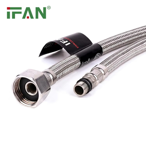 IFAN Wholesale High Stability Stainless Steel <strong>Braided</strong> Hose <strong>Braided</strong> Water Heater <strong>Flexible</strong> Pipe for Bathroom Toilet - Product Image 6