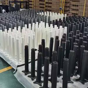 Modern ijzeren ergonomisch verstelbaar zit-sta bureau met pneumatische gaslift en stabiele basis voor slimme thuiswerking & mobiel kantoor gebruik - Product Image 4