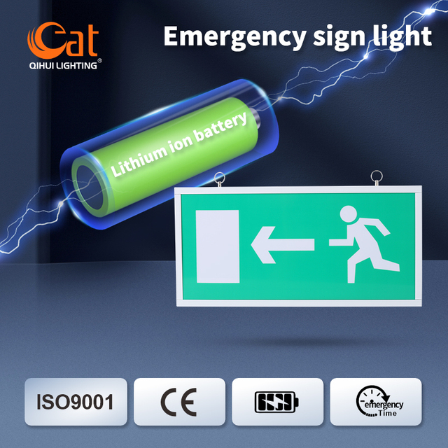 New Design Commercial Fire Rechargeable Emergency Running Man Sign Lamp Led Emergency Exit Lights