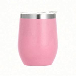 Wholesale Custom 12Oz 304/201 Stainless Steel Insulated Eco-Friendly Wine Glass Travel Coffee Tumbler Logo Dishwasher Microwave - Product Image 4