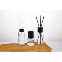 Bouteilles diffuseurs personnalisées avec logo, grandes bouteilles en verre pour diffuseur à bâtonnets avec bouchon, 50 ml, 100 ml, 150 ml, 200 ml, bouteille en verre pour arômes