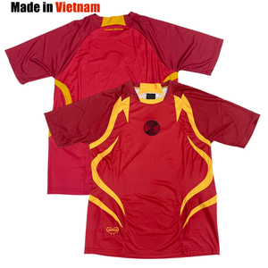 Camisetas de Fútbol Retro Estilo Urbano Personalizadas OEM, de Secado Rápido, Transpirables, de Poliéster Tejido, Talla Grande - Product Image 1