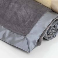 Couverture en polaire pour bébé super douce à motif solide en gros Jeté tricoté de qualité avec impression personnalisée pour l'hiver