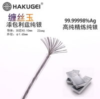 Câble hi-fi Litz argent pur