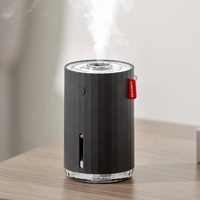 Humidificateur portable mini silencieux à ions négatifs, alimenté par batterie/USB, pour la chambre, le bureau, la maison et la voiture