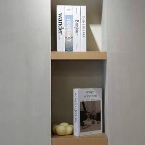Nórdico moderno minimalista hogar Art <span class=keywords><strong>Deco</strong></span> lujo estantería ornamento con luz libro tiro Prop - Product Image 3