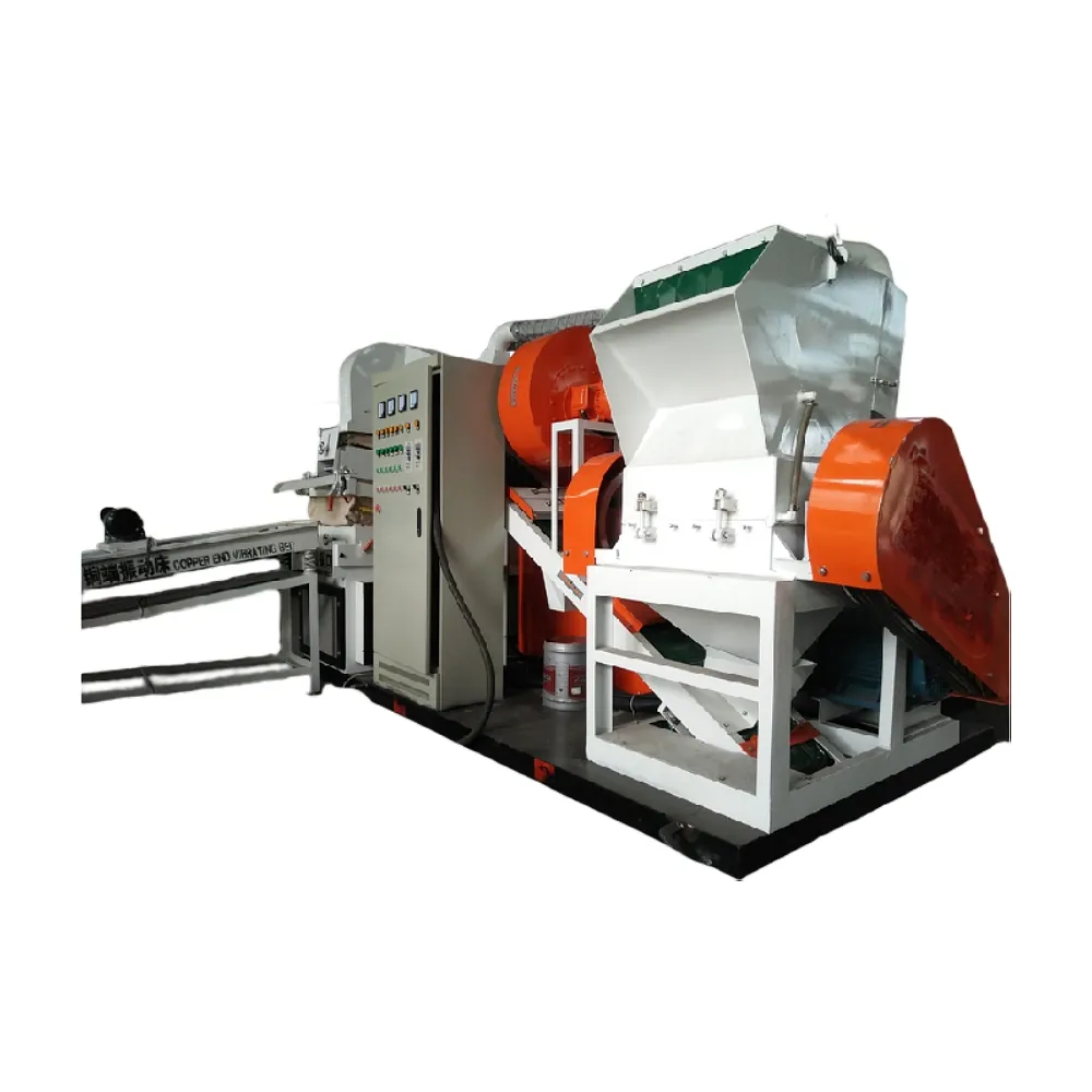 Granulateur de câble Machine de recyclage de fil de cuivre Broyeur de granulateur Fil de cuivre utilisé