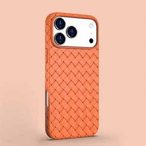 Funda de TPU Antigolpes con Diseño Tejido para iPhone 17 Air, Funda de Lujo para iPhone 16 Pro Max, Xr, X, 7, 8, 11, 12, 14, 15 - Product Image 4