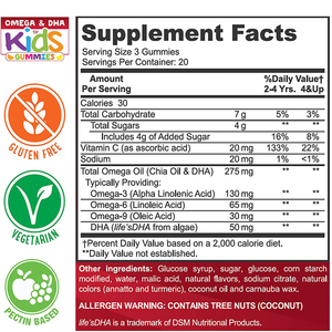 100% אורגניים טהורים ילדים אורגניים multivitamin <span class=keywords><strong>dha</strong></span> אומגה <span class=keywords><strong>3</strong></span> 6 9 עבור תומך לב משותף המוח העין ומערכת החיסון - Product Image 3