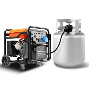 Factory Wholesale 10 hp 7kw 7000 8000 Watt Gasoline & Natural Gas Inverter Generator