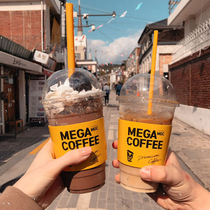 Funda de Papel Corrugado Ecológica Desechable Personalizada con Logotipo <span class=keywords><strong>para</strong></span> Bebidas Frías y Vasos de Café - Product Image 1