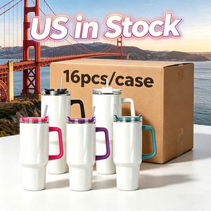 Vaso Térmico de 40oz en Stock en EE. UU., Sublimable, Colores Vibrantes, Aislamiento al Vacío, Mantiene las Bebidas Frías - Product Image 1