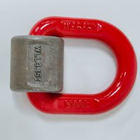 Anneaux de transport en alliage à souder YIYUN, ancre de levage de charge, boucle de retenue, manille en D, revêtement en poudre, 3,15T