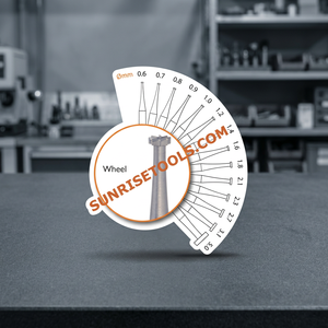 Herramienta de Medición Redonda Wheel Bur 6-50 para Fabricación de Joyería DIY por SUNTOOLS/STIPL - Product Image 5