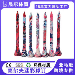 ทีตีกอล์ฟไม้หลากสี ขนาด 7 ซม. จากโรงงาน ยี่ห้อ Source Factory สำหรับการตีบนกรีน สีแดง ชมพู 70 มม. คุณภาพสูงสุด - Product Image 5