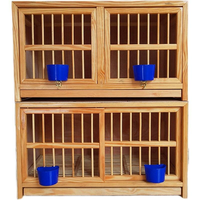 Poulailler en bois personnalisé, cage d'accouplement pour pigeons, cage de reproduction, nichoir pour pigeons, cage à oiseaux en bois, grande cage à pigeons