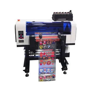 Faith DTF UV Printer 30cm Roll To Roll 3D Inkjet UV DTF Printer With Roller Printing Machine For Crystal label