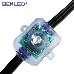 Không Thấm Nước Vuông <span class=keywords><strong>Bullet</strong></span> 12Mm 12V Đầu Tròn Rõ Ràng <span class=keywords><strong>Led</strong></span> <span class=keywords><strong>Pixel</strong></span> Module - Product Image 2