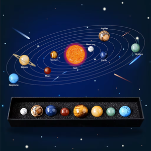 Vente en gros de sphères de cristal naturelles, collection <span class=keywords><strong>des</strong></span> 8 planètes, modèle <span class=keywords><strong>du</strong></span> système <span class=keywords><strong>solaire</strong></span> pour la maison, le bureau et les cadeaux - Product Image 3