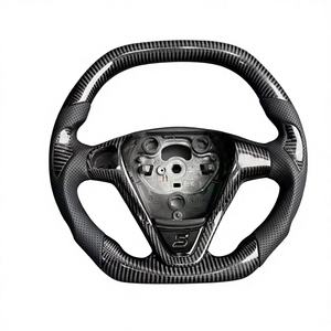 Volante Deportivo Personalizado de Fibra de Carbono para Ford <span class=keywords><strong>Focus</strong></span> Fusion MK3 con Acabado en Cuero, Compatible con Modelos EcoBoost GT/<span class=keywords><strong>Shelby</strong></span> GT350 - Product Image 1