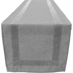 Cinturón de taladro de tela catiónico, diseño plano, mantel, corredor, hogar, decoración sencilla de lujo, Bandera de mesa - Product Image 1