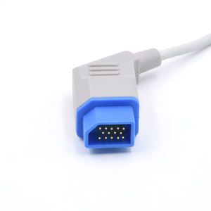 Caremed Spo2 Sensor Volwassen Zachte Siliconen Sensor Compatibel <span class=keywords><strong>Nihon</strong></span> <span class=keywords><strong>Kohden</strong></span> BSM-6000 14 Pin Spo2 De Sonde Voor Patiënt Monitors - Product Image 5