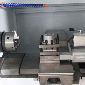 Mini High Speed Precision Cnc Torno Metal Cutting Lathe Machine Flat <b>Bed</b> Small Metal Horizontal Educational Cnc Lathe Machine - Product Image 4