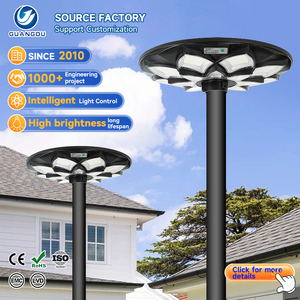 Haute Lumen moderne Simple Villa cour paysage <span class=keywords><strong>colonne</strong></span> éclairage <span class=keywords><strong>extérieur</strong></span> IP65 étanche ABS 5000w <span class=keywords><strong>Led</strong></span> lampe de jardin solaire - Product Image 1