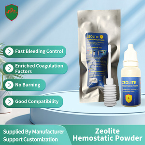 Gaze hémostatique Kaolin Gaze hémostatique Zéolite Poudre hémostatique Solution éprouvée pour les saignements sévères dans les situations critiques - Product Image 1