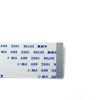 Câble plat flexible FFC/FPC LVDS personnalisé, 40 broches sur le même côté, pas de 0,5 mm, longueur 400 mm