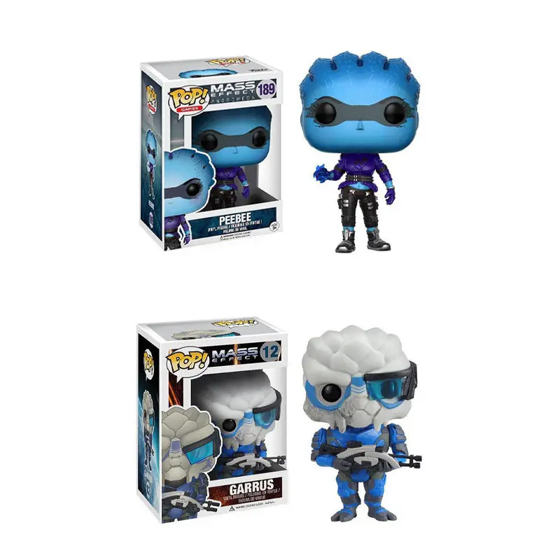 Funkos Pop Mass Effect GarrusPVCギフトセットモデルアクションフィギュアキッズクラシックおもちゃ趣味