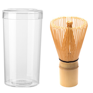 Wholesale Factory Price Custom Logo Japandi Design Japanese Food Grade Reusable Bamboo Matcha Whisk <b>Tea</b> Whisk for Matcha Chasen - Product Image 1