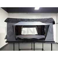 SNDN Ultraleichtes Tragbares Aufblasbares Wasserdichtes Outdoor-Camping Weiches Dachzelt Vier-Jahreszeiten-Doppelschicht 4x4 Auto-Dachzelt