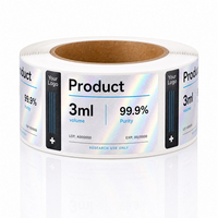 Étiquettes pour flacons pharmaceutiques 1 ml 2 ml 3 ml 5 ml 10 ml, autocollants personnalisés avec code-barres, imperméables