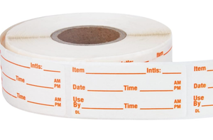 Etiquetas Disolubles de 1x2 Pulgadas, Libres de BPA, Aptas para Alimentos, para Refrigerador y Microondas - Product Image 2