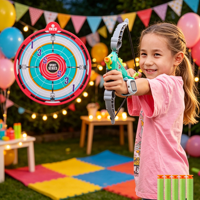 Ensemble de flèches et arc de tir à l'arc pour enfants, personnalisé en usine, jeu de tir sûr avec cible pour enfants