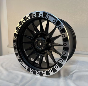 Nouvelles jantes tout-terrain 4x4 en alliage d'aluminium noir haute performance à déport profond 16x8.5-20x9 ET0 6X139.7 pour / - Product Image 3
