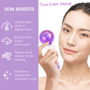 ลูกบอลแก้วนวดน้ำแข็งนวดหน้าลดริ้วรอยให้ผิวยืดหยุ่นและเรียบเนียนนวดหน้านวดตา - Product Image 4