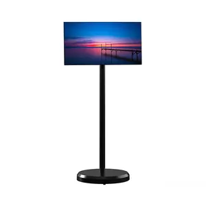 Trắng Standbyme TV Di Động Sạc Màn Hình Hiển Thị Được Xây Dựng Trong Pin Loa Thông Minh Tương Tác Di Động TV