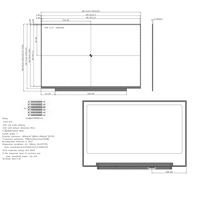 1920*1080/1920*1200 Auflösung 14 Zoll LCD-Modul tft LCD-Bildschirm OEM200-1200cd/m2 EDP30pin Gerade/Rückseite Klappbarer Laptop-spezifisch