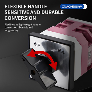 Cnaom lw12 loạt mini kích thước 16A DC 3 cực phổ chuyển đổi kết hợp chuyển đổi điện chuyển đổi hướng dẫn sử dụng chuyển đổi quay - Product Image 3