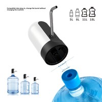 Pompe à eau automatique rechargeable, distributeur d'eau portable et durable en plastique avec chargement USB pour bouteilles d'eau potable