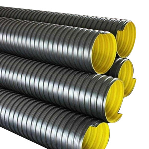 Prestressing HDPE nhựa sóng ống ống với vành đai thép xoắn ốc - Product Image 1