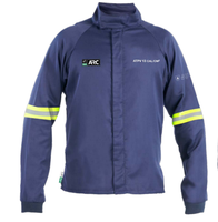 100% coton sergé NFPA 2112 FR vêtements de travail ignifuges Arc flash cal12 électricien résistant aux flammes uniforme veste de travail costume